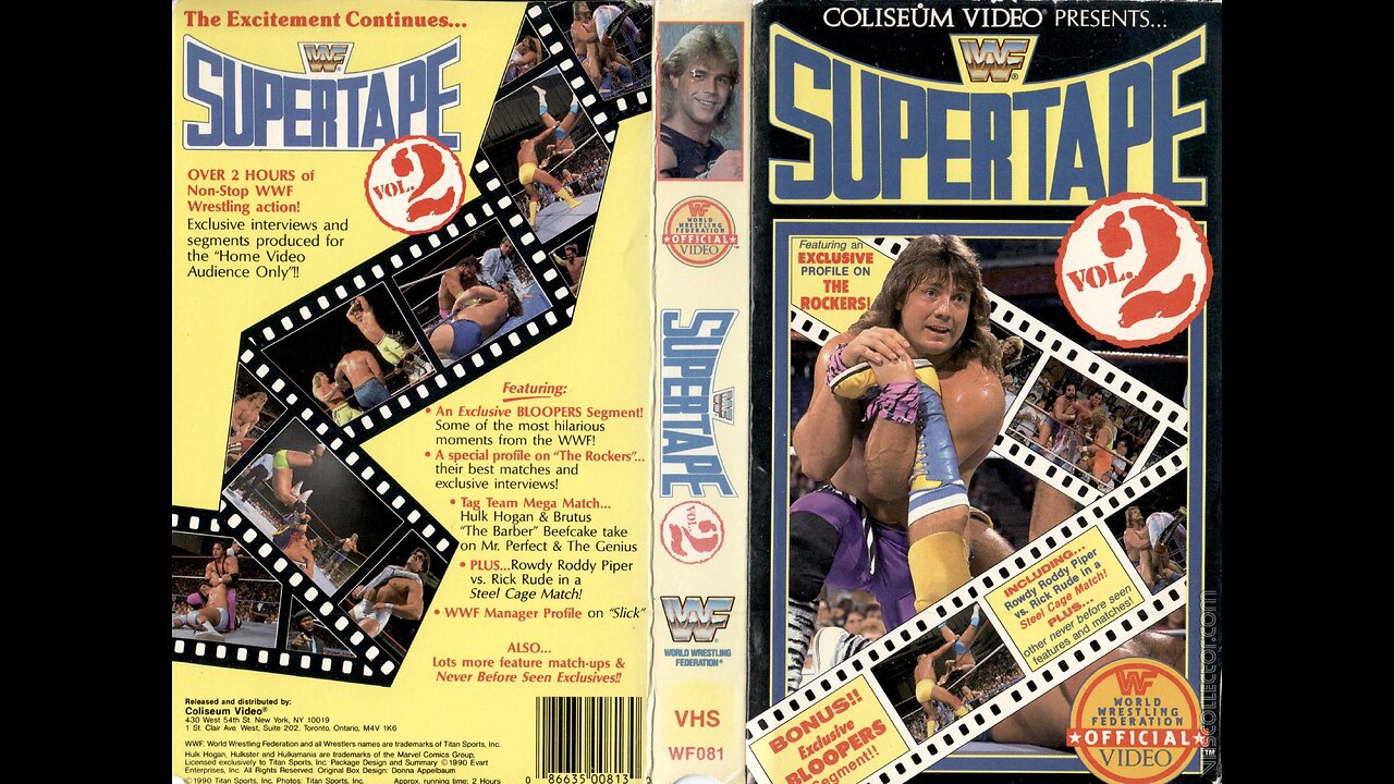 WWF Coliseum Video - WWF SUPERTAPE vol.2 - 1990