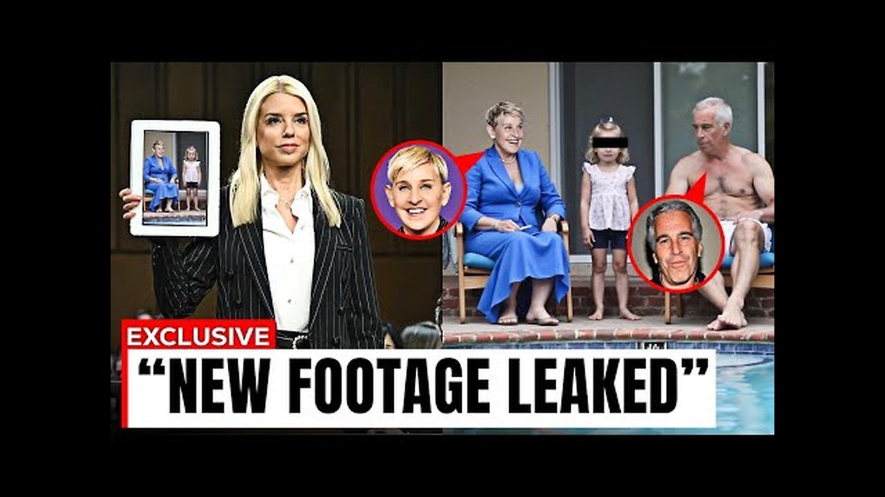 Ellen DeGeneres LOSES IT After Pam Bondi Leaks Epstein's List