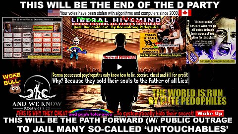 12.31.25 END OF THE ‘D’ PARTY, Down SHE goes, DECLAS is here, 2026 will bring PAIN to the FRAUDSTERS