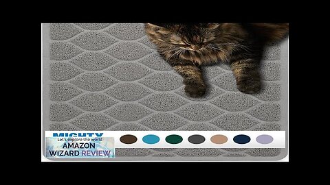 Mighty Monkey Waterproof BPA Free Cat Litter Box Trapping Mat Easy Clean Review