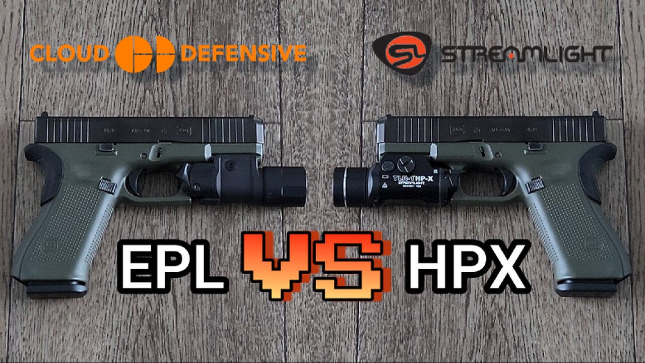 Brightest Pistol Lights: EPL vs HP-X Tested