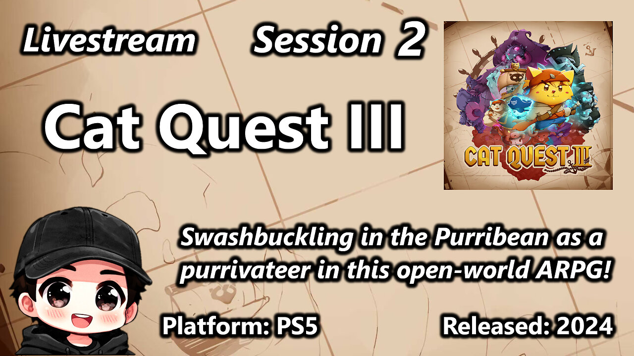 Session 2 of Cat Quest III (PS5)