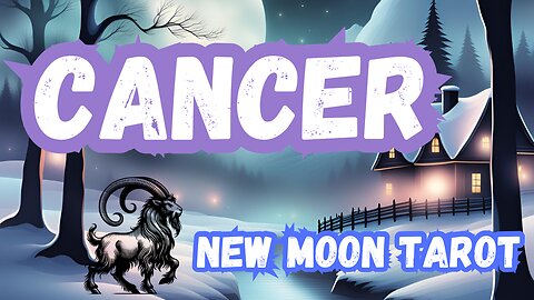 Cancer ♋️- New Moon 🌚 in Capricorn Tarot reading #cancer #tarot #tarotary