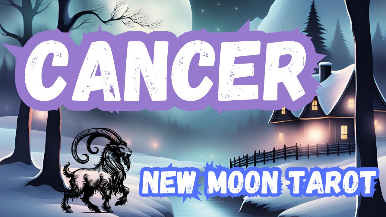 Cancer ♋️- New Moon 🌚 in Capricorn Tarot reading #cancer #tarot #tarotary