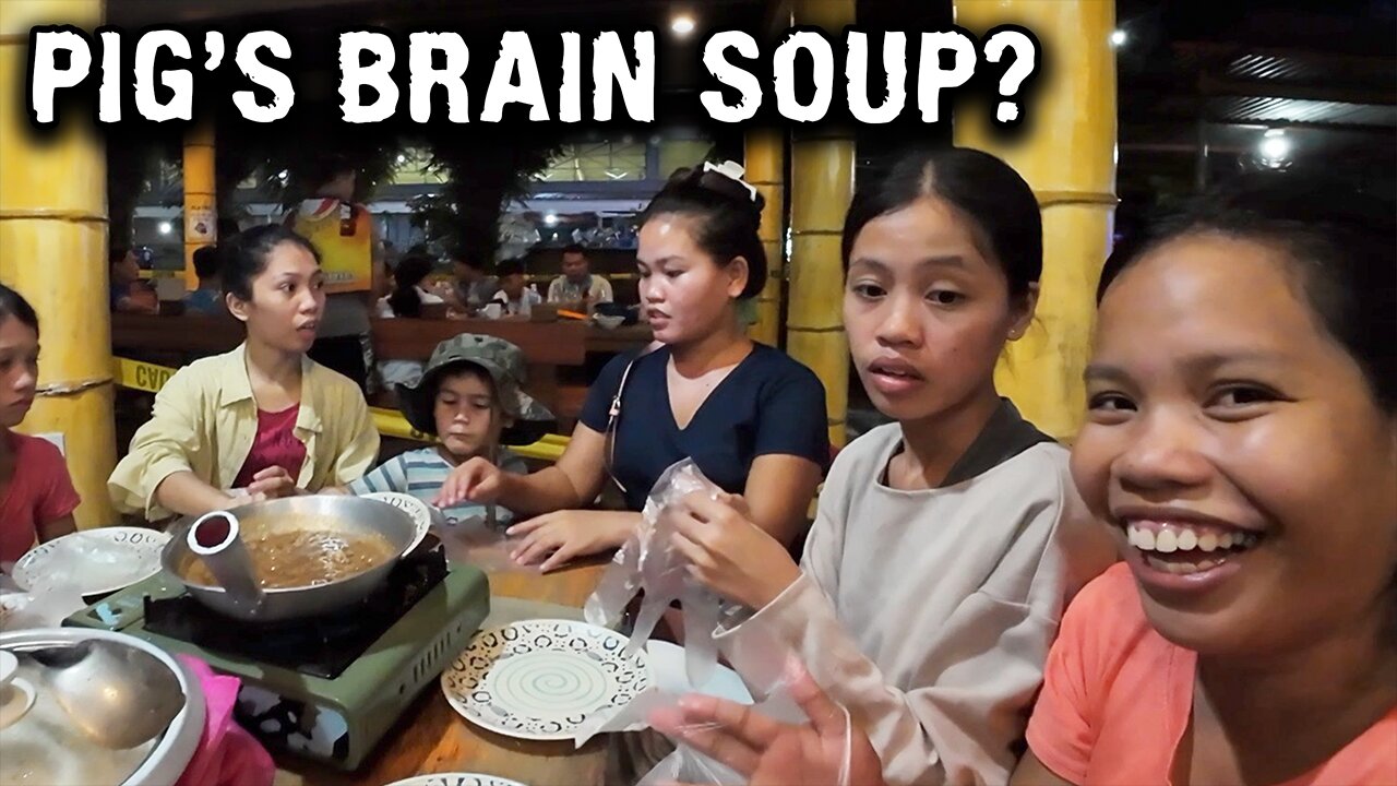 Kids Open Gifts and Go Swimming, Fatima Takes The Family To Eat Pig's Brain Soup