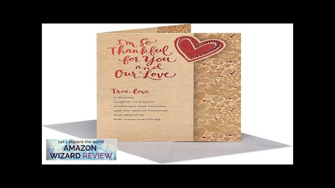 American Greetings Fathers Day Thank You Card (True Love) Review