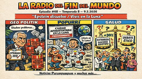 9.2.2026-Epstein disuelve / Vivís en la Luna