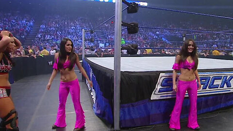 Nikki Bella makes her debut as The Bella Twins' secret is out : SmackDown, Nov. 7, 2008 @WWE