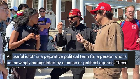 The left has been used for hundreds of years to cause instability so a dictator can take control