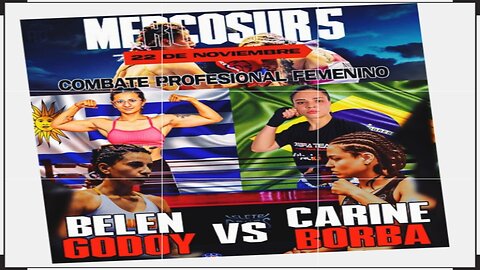 Boxeo Femenino en Tacuarembó - Belén Godoy Vs Carine Borba - 22/11/2025