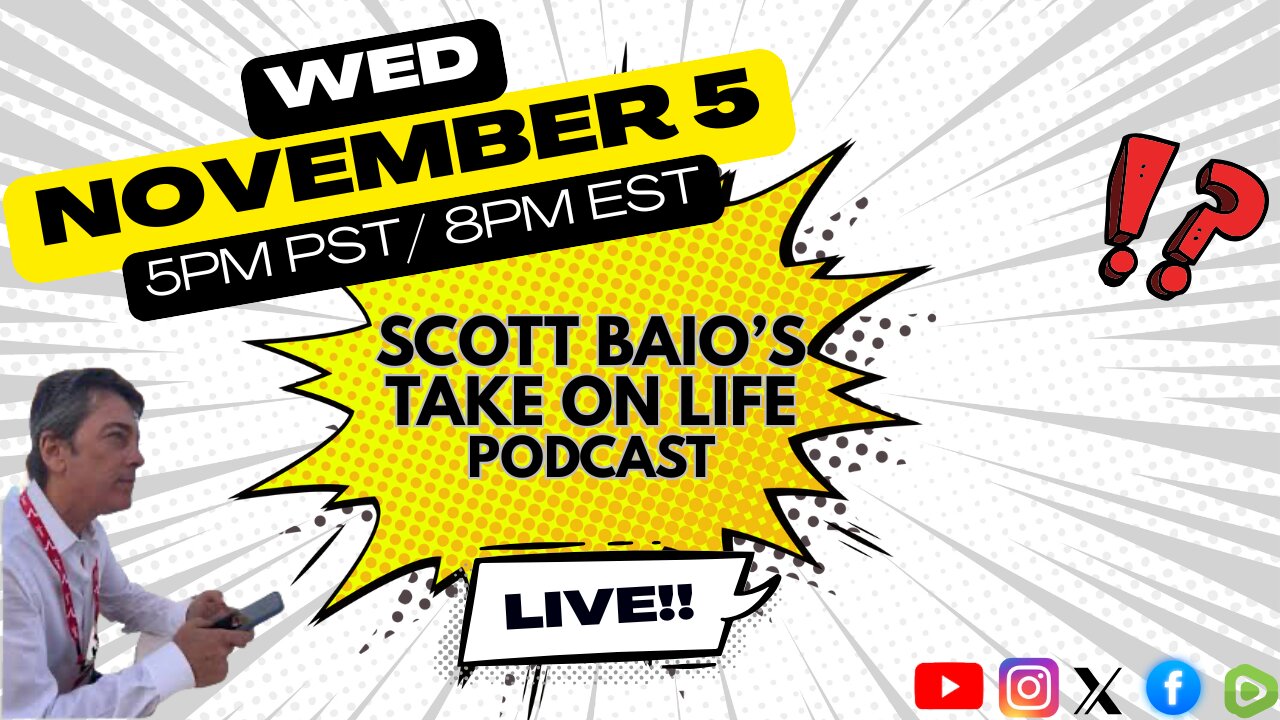 Scott Baio's Take On Life - Live Podcast