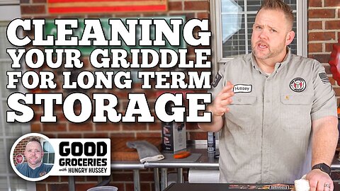 Cleaning your Griddle for Long Term Storage | Blackstone Griddles
