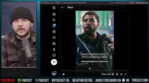 Black Panther Threatens TO KILL ICE Agents | Tim Pool