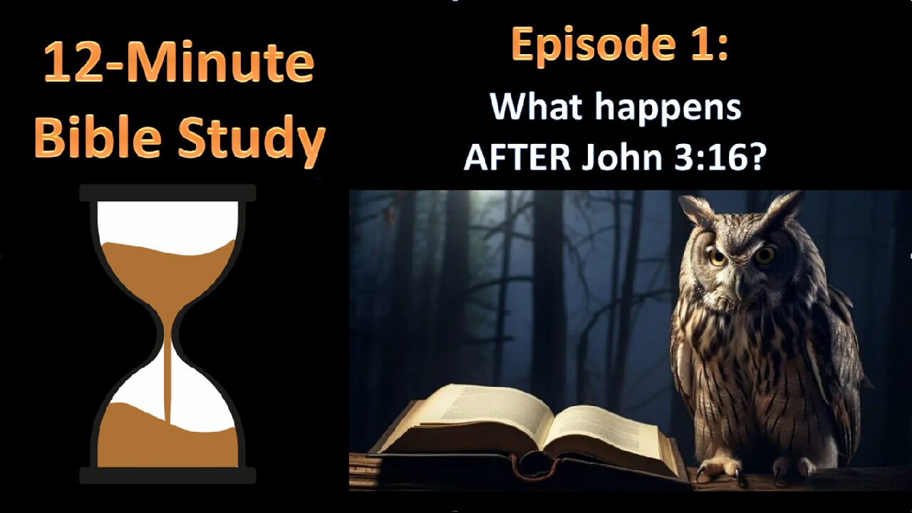 12-Minute Bible Study Episode 1: What Happens AFTER John 3:16?