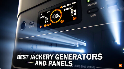 Best JACKERY Portable Power Station & Solar Panel SUPERCUT - 5000 PLUS, 3000 Pro, SolarSaga 500 X