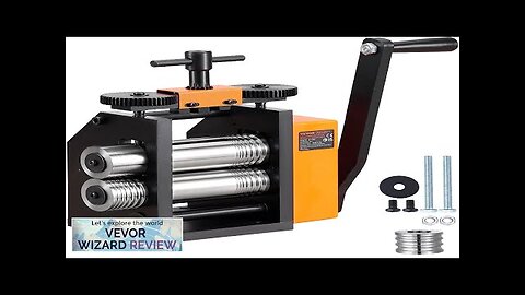 VEVOR Rolling Mill 2.95"/75 mm Jewelry Rolling Mill Machine 1: 2 Gear Review