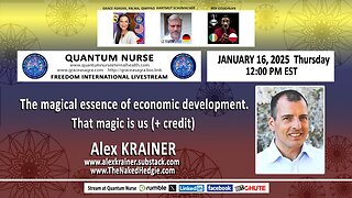 ALEX KRAINER - The magical essence of economic development. That magic is us (+ credit)