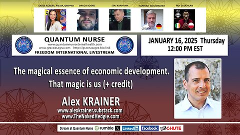 ALEX KRAINER - The magical essence of economic development. That magic is us (+ credit)