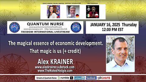 ALEX KRAINER - The magical essence of economic development. That magic is us (+ credit)