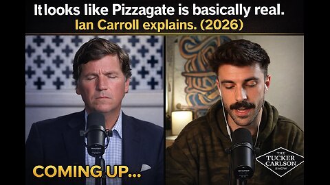 It looks like Pizzagate is basically real. Ian Carroll explains (2026).