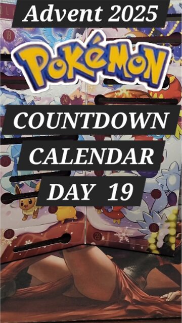 Advent Day 19 Pokémon Countdown Calendar