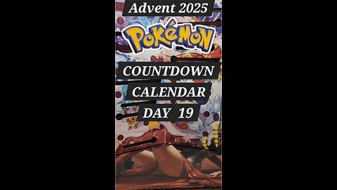 Advent Day 19 Pokémon Countdown Calendar
