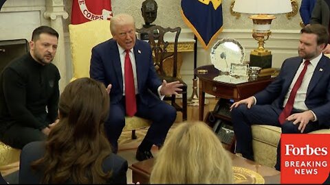 BREAKING NEWS: Trump And Zelensky Oval Office Meeting Ends In Utter Disaster In Front Of The Cameras
