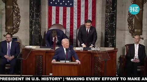 Full Speech_ Trump In Congress- Stuns Zelensky & Europe; Putin Message; Greenland & Panama Threat