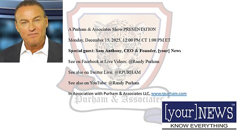 Special guest: Sam Anthony, CEO & Founder, [your] News