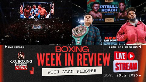 LIVE @ 3PM CST TODAY- Canelo Chases Crawford Rematch With No Other Options