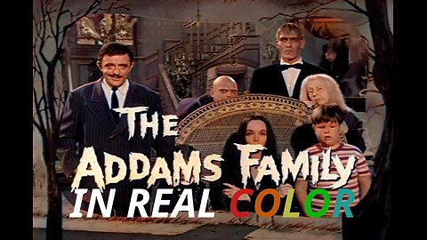 🎬 The Addams Family (1964) — 1x01 — The Addams Family Goes to School | In Real Color