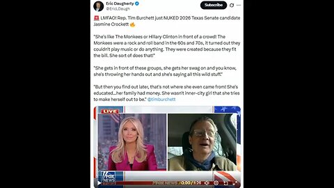 Rep. Tim Burchett Nukes Jasmine Crockett With “The Monkeys 12-13-2025