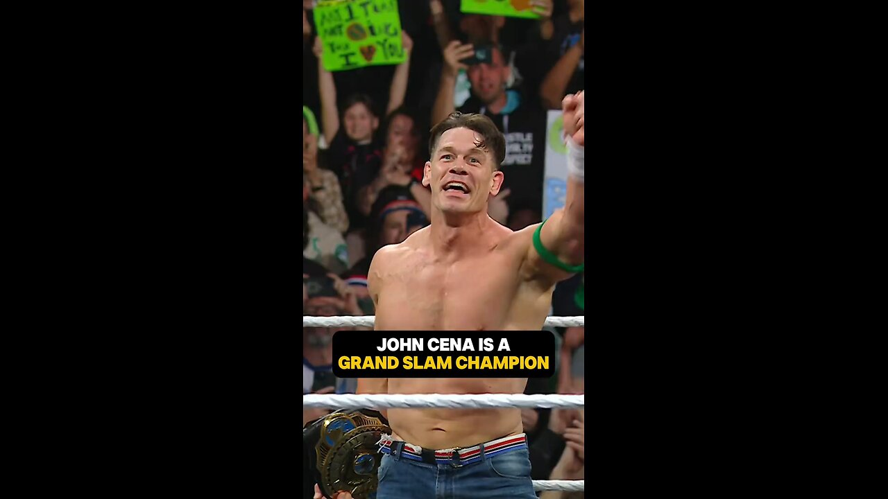 john cena grand slam champion