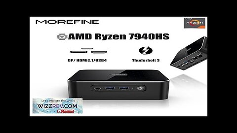 MOREFINE Mini PC AMD Ryzen R9-7940HS R7-7840HS Windows11Pro Desktop Computer DDR5 16GB Review