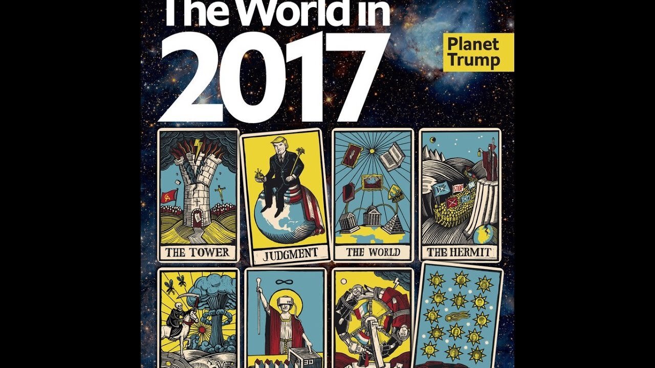 Copertina di “The World in 2017”, The Economist Magazine della prima presidenza di Donald John Trump del 2017