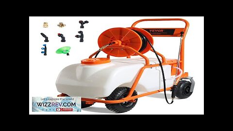 VEVOR Battery Powered Lawn Sprayer on Wheel 0-90 PSI Adjustable Pressure 15 Review