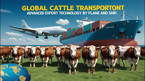 Modern Cattle Transportation: Advanced Export Technology by Plane and Ship