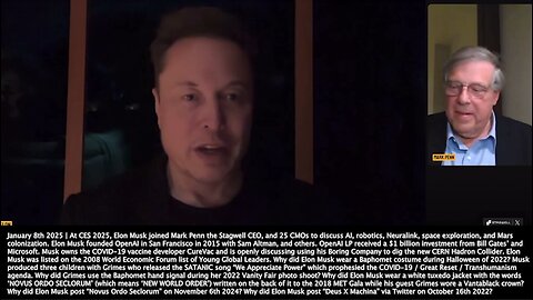 Elon Musk | "At Some Point As AI Get Better Eventually It Will Be Able to Do Everything Humans Can Do. Will Our Lives Have Meaning? Maybe That's Why We Need to Neuralink So We Can Keep Up With the Machines." - 1/8/2025