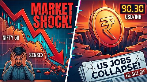 Rupee 90 के पार! 😱 अब क्या होगा Market में? | US Jobs Data Shock! | EPK Capital