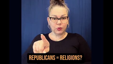 🚨 Now Republicans = Religions? 🤯 #realtalk #ASL #deaf