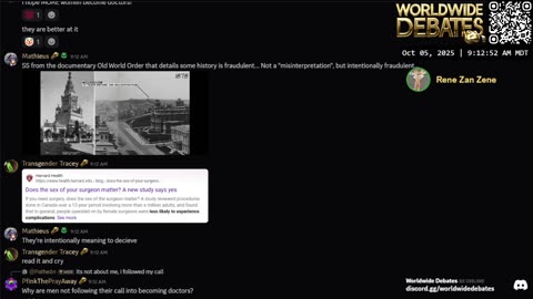 0098 WIDESTREAM - Worldwide Debates - YouTube/Twitch/Rumble