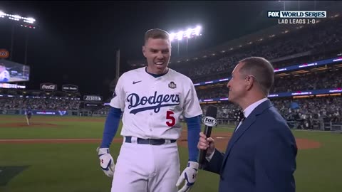 Back-to-back years with a WALK-OFF WORLD SERIES HOMER! Freddie Freeman is too clutch!