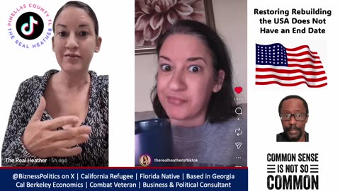 The Real Heather of TikTok Will Not Support "Establishment GOP Told Her To Vote" Candidates