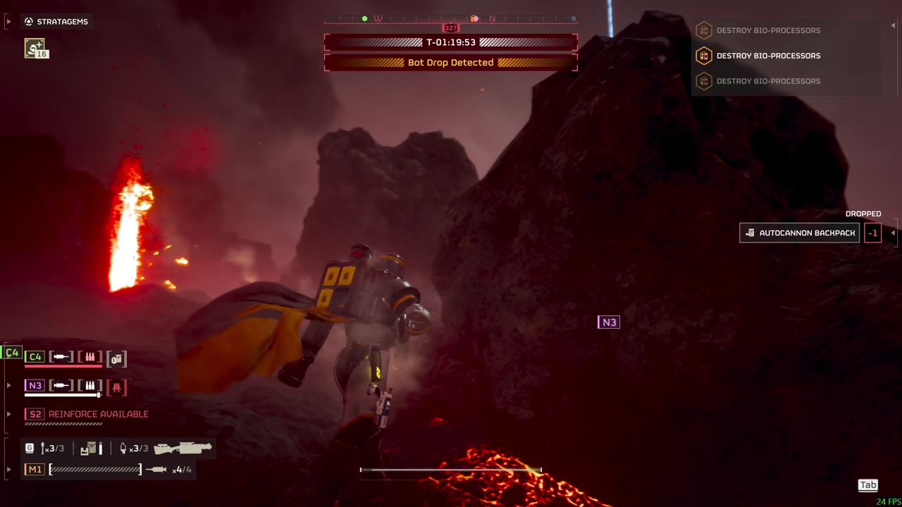 Autocannon vs Robots (Helldivers 2)