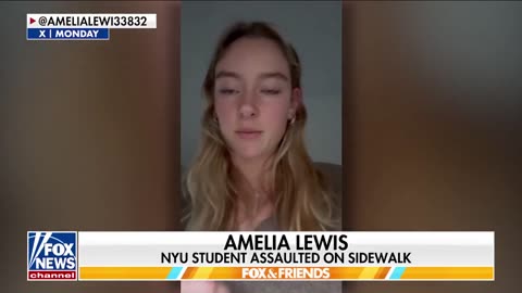 NYU student Amelia Lewis recounts her harrowing experience after being assaulted