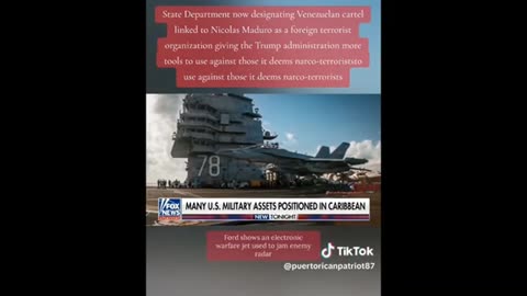 Military training off coast of Venezuela ..