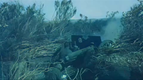 US Artillery Units In Position 1918