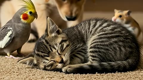 Everyone’s waiting for the little napper to wake