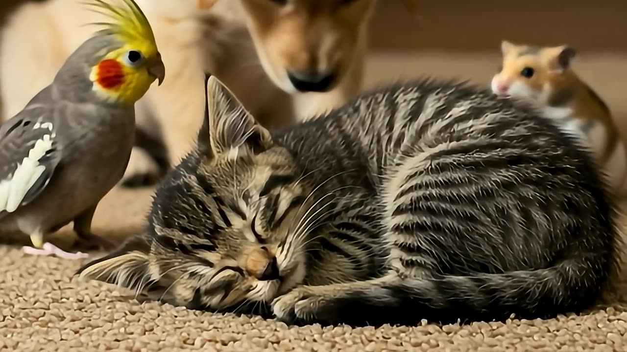 Everyone’s waiting for the little napper to wake