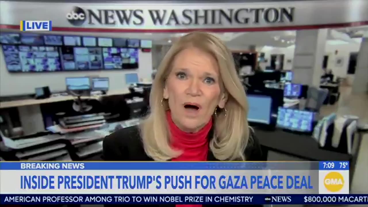 Martha Raddatz Flips, Gives Trump Gushing Praise For Peace Deal